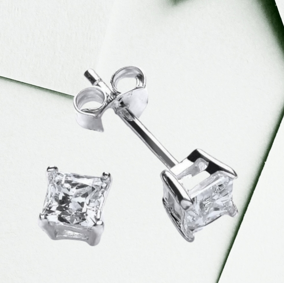 Women's Silver Earrings - Picture 2 of 4